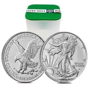 Roll of 20 - 2026 1 oz Silver American Eagle $1 Coin BU
