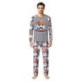 thumbnail image 2 of Matching Halloween Pajamas Set for Whole Family, Breathable Long Sleeve Halloween Family Pajamas with Ghost Drink Print, Fun Family Halloween Pajama Set Party, 2 of 4