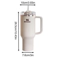 thumbnail image 3 of Yttmshdga Glass&Bottle Tumbler 40 Oz & Angle Hot So Tumbler With Handle And Tis Season 40 Oz隔热杯，40 Oz Tumbler保持冷热和冰数小时, 3 of 5