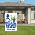 thumbnail image 3 of Amhnf Blue And White Porcelain Vases With Spring Flowers Welcome Spring Garden Flag For Home Outdoor Garden Yard Decor 12x18 inch, 3 of 5