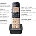 thumbnail image 3 of Telefono Inalambrico con Bloqueo De Llamadas Altavoz Panasonic KX-TGB812S, 3 of 4