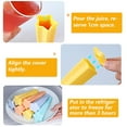 thumbnail image 5 of Mrmaere Silicone Popsicle Tray Ice Cream Yogurt Jelly Lolly Mould Easy to Clean, Kid-Friendly Design, Dishwasher Safe - Includes 4 Molds AS SHOW, 5 of 9