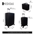 thumbnail image 2 of Juego 3 Maletas Viaje Grande 25 Kg Y 10 Kg Con Neceser Para Avion Carry On, 2 of 5