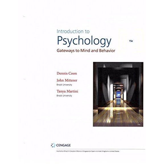 Pre-Owned INTRO.TO PSYCHOLOGY:GATEWAYS...(LOOSE), 9781337565738, 1337565733, Paperback,