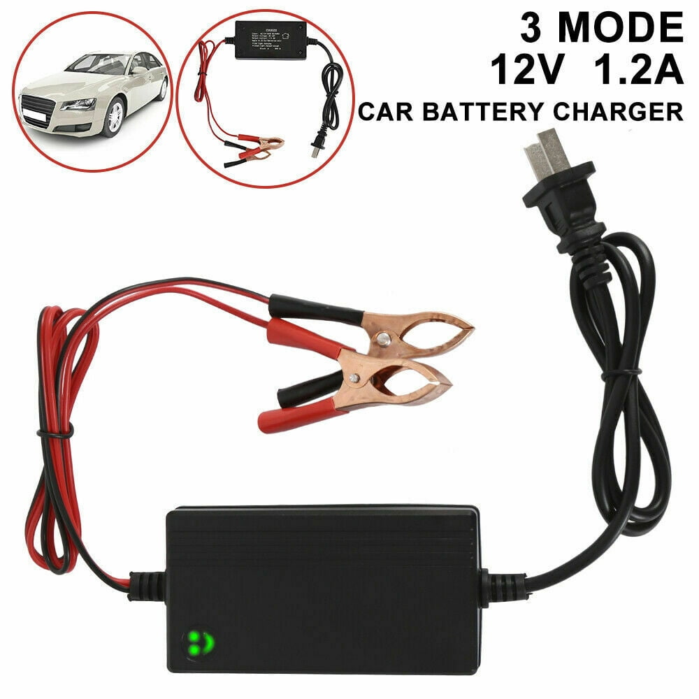 Automatic Battery Float Charger 12Volt Trickle Car Boat Motorcycle Charger#12940 
