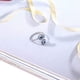 thumbnail image 3 of Anillo de mal de ojo - Anillo abierto de acero inoxidable,Anillo medio del mal de ojo de las mujeres,Anillo que se puede abrir fresco oso de fresa Electrónica, 3 of 5