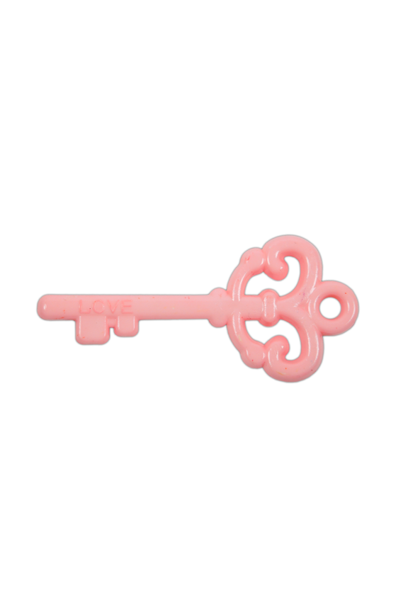 Vibrant Acrylic Love Key Pendants - Colorful DIY Jewelry Craft from Paracord Planet