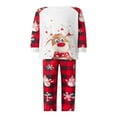 thumbnail image 2 of Family Matching Christmas Pajamas Set Snowman Printing Tops Long Pants Sleepwear, 2 of 10