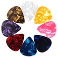 thumbnail image 1 of 20PCS Thin Guitar Picks 0.71MM Celluloid Guitar Plectrum Sharpnel for Ukulele Guitar, 1 of 8