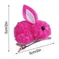 thumbnail image 2 of Qholemyo Stuffed Bunny Easter Hair Clip Set Perfect For Easter Party Decorations Easter Bunny Decor And Kids Teens Women Hair Accessories, 2 of 5