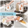 thumbnail image 2 of Cat Love Pattern Dish Towels 6 Pack Kitchen Cleaning Dish Cloths Absorbent Reuseable Cleaning Cloths 11'' x 11'', 2 of 9