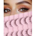 thumbnail image 1 of Pestañas postizas Adious Faux Mink Wispy Naturales 12 mm, 7 pares, 1 of 6