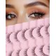 thumbnail image 1 of Pestañas postizas Adious Faux Mink Wispy Naturales 12 mm, 7 pares, 1 of 6