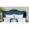 thumbnail image 3 of Leffler Home Vivian Queen Upholstered Bed w/ Side Rails and Footboard in Chantel Teal, 3 of 3
