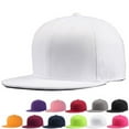 thumbnail image 2 of Casquettes Snapback Noires Décontractées pour Hommes et Femmes Unisexe Hip-Hop Casquette de Baseball Ajustable, 2 of 5