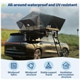 thumbnail image 6 of Rooftop Tent Soft Shell, Easy Setup Roof Top Tent with Telescopic Ladder & LED Light, Waterproof UV Resistant 4-Season Design for 2-3 Person Camping on Truck, SUV, Van, Trailer, 6 of 6