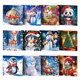 thumbnail image 1 of Tarjeta Agradecimiento Con Pintura Diamantes Tarjetas Artísticas 12 Uds. Navidad Bricolaje, 1 of 9