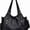 Black, variant on Sunyuer Vintage Hobo Bag for Women - Large Capacity Crossbody Shoulder Handbag with Multi Pockets, 3-Way Carry, Adjustable Strap
