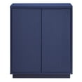 thumbnail image 2 of Evelyn&Zoe Alston 28" Wide Rectangular Accent Cabinet, Dark Blue, 2 of 8
