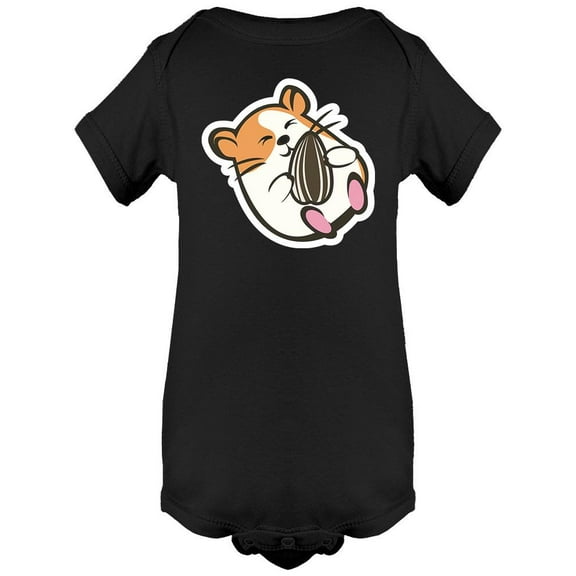 Cute Hamster And Seed Bodysuit Infant -Image by Shutterstock,  24 Months