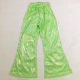 thumbnail image 4 of Pantalones acampanados con lentejuelas para bebés, ropa de actuación, traje de práctica de yoga para danza del vientre, pantalones de cola de pez de talla grande, 4 of 5