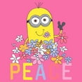 thumbnail image 2 of Girl's Despicable Me Spring Peace Graphic Cropped T-Shirt, 2 of 3