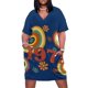 thumbnail image 1 of Vestido largo holgado con bolsillos para mujer traje de noche de manga larga para verano 1973, 1 of 6