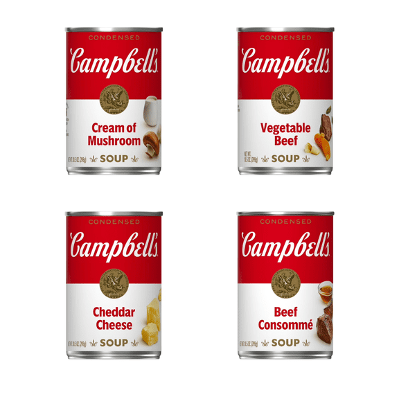 Campbell’s 12-Can Meal-Ready Soup Pack – A Convenient & Comforting Mix of Soups for Every Day