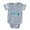 Heather Gray, variant on CafePress - 3 Hawaii - Cute Infant Baby Football Bodysuit