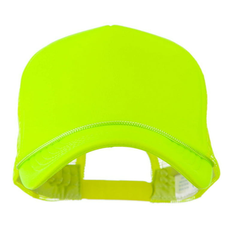 Cap Foam Yellow Trucker Front - Color Neon Neon Summer