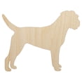 thumbnail image 1 of Border Terrier Dog Solid Wood Shape Unfinished Piece Cutout Craft DIY Projects - 6.25 Inch Size - 1/4 Inch Thick, 1 of 7