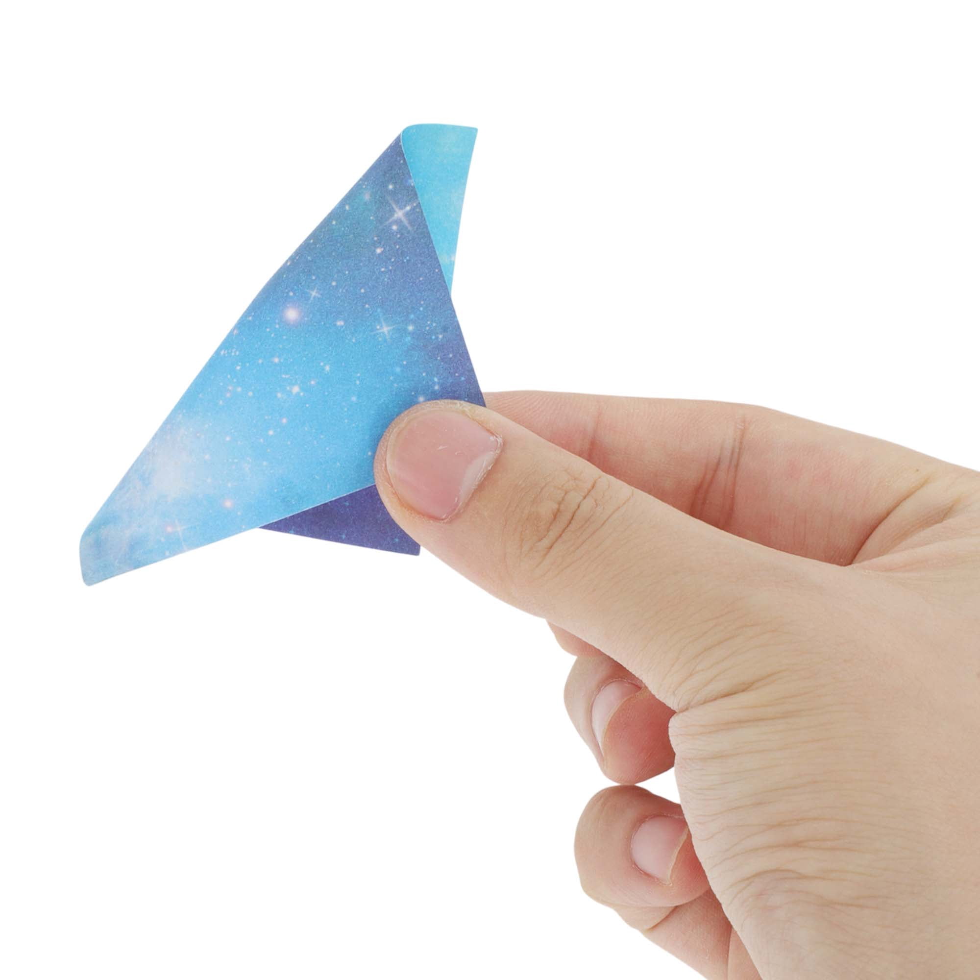 Unique Bargains 240Pcs Double-Sided Origami Paper for DIY Arts Yellow