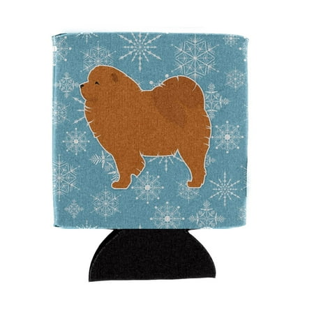 

Carolines Treasures BB3551CC Winter Snowflake Chow Chow Can or Bottle Hugger Can Hugger multicolor