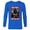 Navy, variant on Darth Vader Don’t Think I Didn’t See That Funny - Long Sleeve T-Shirt for Men - Customized-Navy