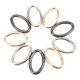 thumbnail image 1 of 9Pcs Oval O Shape Spring Buckles for Open Bag DIY Accessories 3 Colors M, 1 of 3