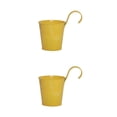 thumbnail image 3 of Bewildely Decoración colgante sin olor fácil de limpiar y ventilada para balcón, jardín y oficina Amarillo duradero e hipoalergénico Amarillo 2Conjunto, 3 of 6