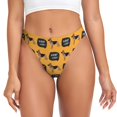thumbnail image 1 of Balery German Shepherd Woof Tangas de Algodón para Mujer con Estampado – Ropa Interior Sexy, Transpirable, G-string-Large, 1 of 6