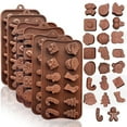 thumbnail image 2 of 6 moldes para pasteles, moldes de silicona para chocolate de varios estilos, moldes para hornear animales de amor, pequeños moldes flexibles para moldear dulces duros o de goma en diferentes Vhermosa, 2 of 6