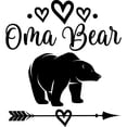 thumbnail image 3 of CafePress - Oma Bear Grandma Gift - Women's Short Sleeve Print T-Shirt and Pants Light Cotton Pajama Set, 3 of 7