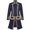 Navy, variant on Steampunk Jacket Men Renaissance Tailcoat Medieval Costume Halloween Costumes for Mens Red S