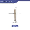 thumbnail image 2 of Uxcell 160 Pack Small Tiny Nails 1.5x20mm(DxL) Tiny Brass Nails Hardware Nails Small Nail, Bronze Tone, 2 of 5