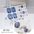 thumbnail image 4 of Toe Nail Stickers Full Nail Wraps Toenail Polish Strips Self Adhesive Toes Sticker Nail Polish Gel Toenails Stickers, 4 of 20