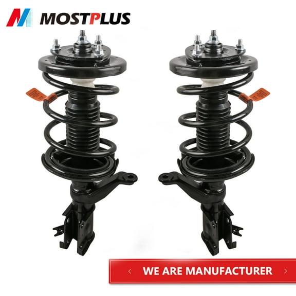 Set(2) Front Complete Struts Shock Absorber For 2003 2004 2005 Honda Civic 1.7L