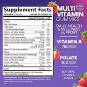 Multivitamin Gummies for Adults - Daily Adult Multivitamins Gummy with Vitamins A, C, D, B12 for Women & Men, Immune Support Gummy Multivitamins Supplement, Adult Multi VIT Vitamin - 120 Gummies