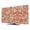 Burnt Orange, White, Copper, variant on Indoor TV Cover 50 Inch, Botanical Rose Elastic Monitor Dust Covers for Television Vintage Navy Blue Floral Leaf Summer Farmhouse Dustproof Fitted TV Cover for Inside 43.6"L x 24.5"H