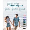thumbnail image 6 of Weekender Bag Airline Approved Under Seat Carry on Basic Travel Duffel with Multiple Pockets Water-Resistant for Women and Men, 20L, Teal, 6 of 8