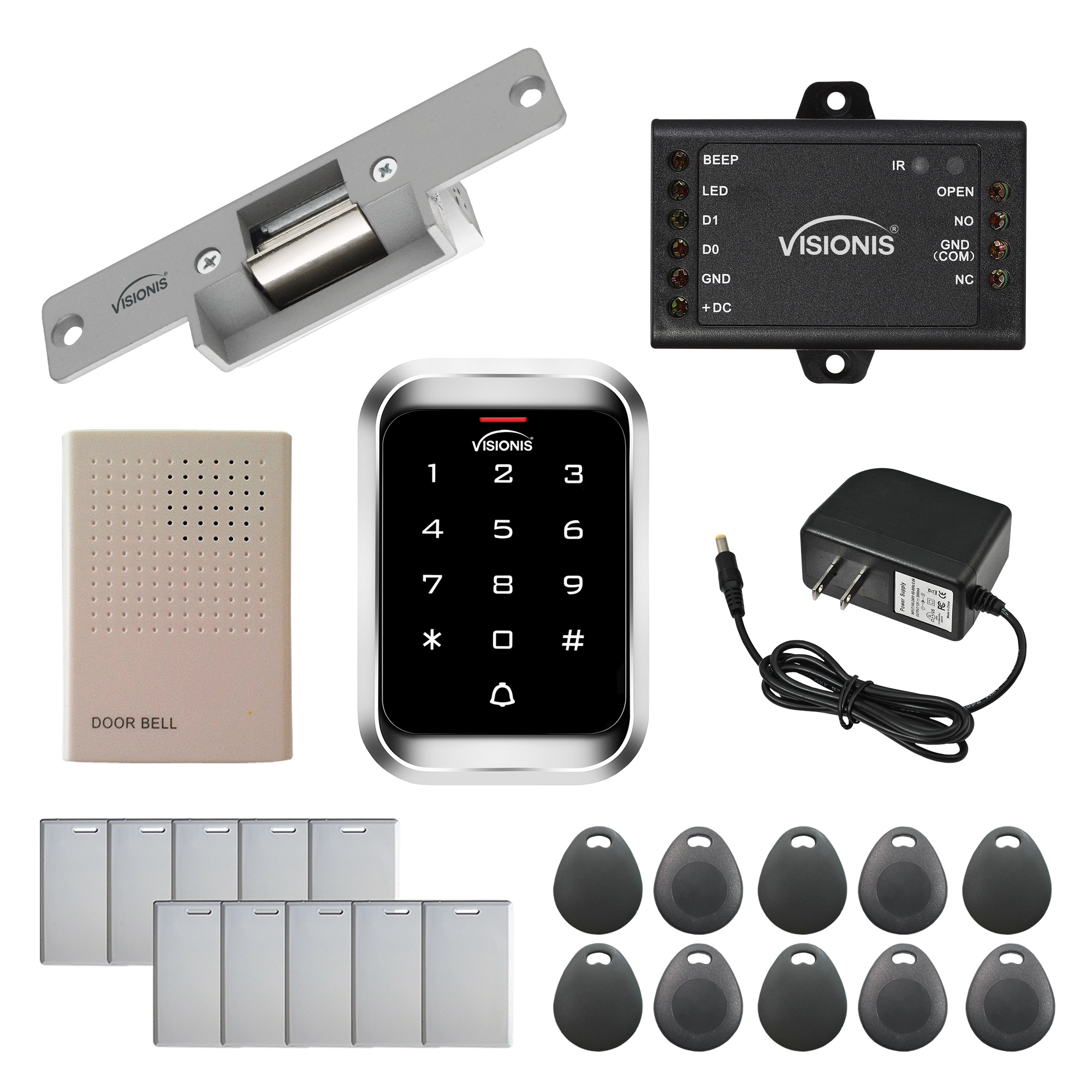 Visionis FPC5348 One Door Access Control With Normally Closed Electric