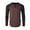 Maroon / Black, variant on ZIMEGO Men’s Casual Color Block Long Sleeve Raglan Athletic Fashion Henley Shirt