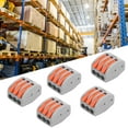 thumbnail image 4 of 100PCS Push Wire Wiring Compact Connector, Mini Quick Connector for Lighting Electrical and Automotive Wiring Electricity, 4 of 7