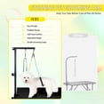 thumbnail image 5 of Dog-Grooming-Arm, 17.7"-35.5" Adjustable Pet Grooming Table Arm with Clamp, Dog Grooming Stand for Small Medium Dogs at Home, 5 of 8